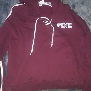 Pink hoodie